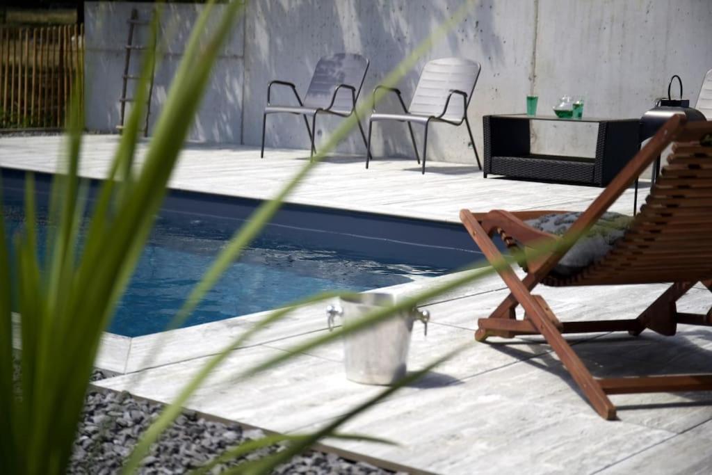Le Pavillon D'Ete 4* - Elegant Et Lumineux Βίλα Saint Alban Auriolles Εξωτερικό φωτογραφία